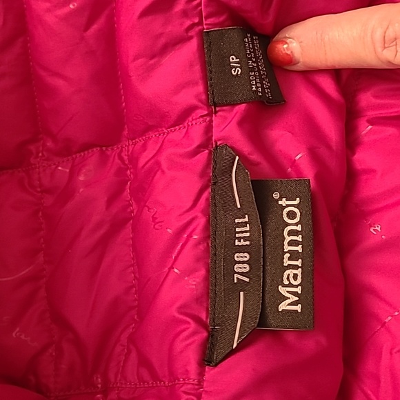 Marmot Jena 700 fill down jacket, size small - Picture 10 of 14